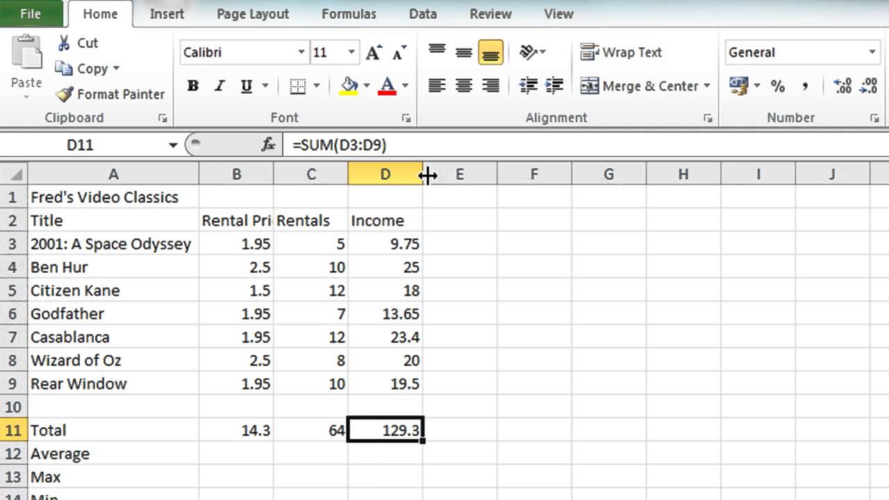 how to auto calculate excel for mac
